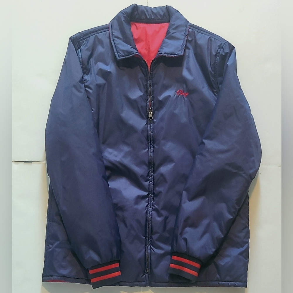 DOUBLE SIDED- Obey Clothing Reversible Puff Jacket